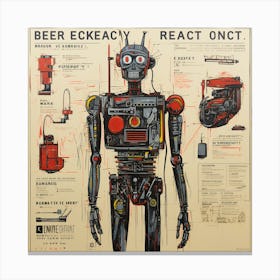 Beer Eccacy React Once Canvas Print