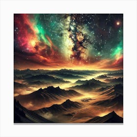 Galaxy In The Sky 14 Canvas Print