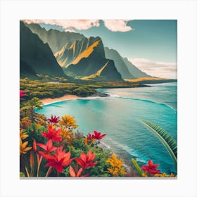 Hawaiian Landscape 1 Canvas Print