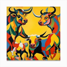 COW ABUNGA Canvas Print