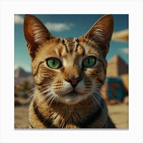 Egyptian Cat 1 Canvas Print