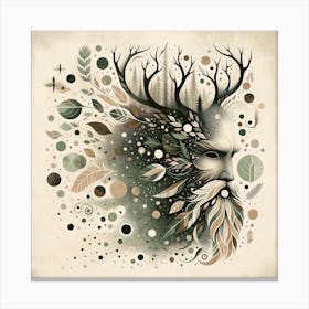 Deer Head Canvas Print Canvas Print