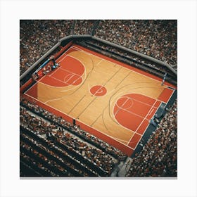 Basketball Court 8 Canvas Print