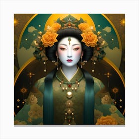 Geisha 25 Canvas Print