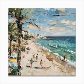 Day At The Beach Mallorca, Spain Canvas Print