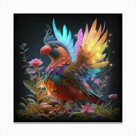 Colorful Parrot Canvas Print