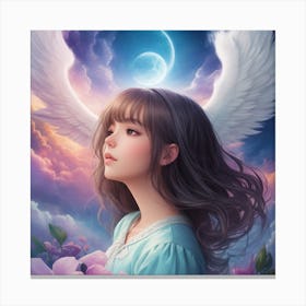 angels in heaven Canvas Print