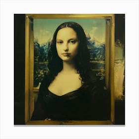 Mona Lisa ai vers Canvas Print
