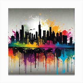 New York City Skyline 72 Canvas Print