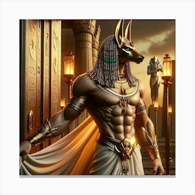 Egyptian God Canvas Print