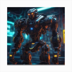 Futuristic Robot 70 Canvas Print