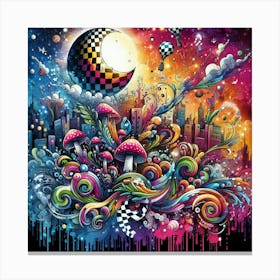 Psychedelic Art 38 Canvas Print