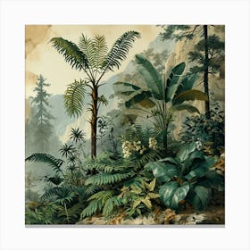 Tropical Garden 2 Canvas Print