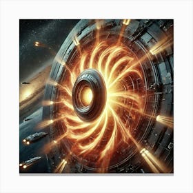 Gravitational Warp Engine Canvas Print