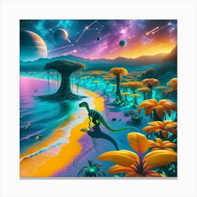 Somewhere deep in space Canvas Print