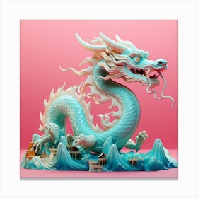 Chinese Dragon 888 Canvas Print