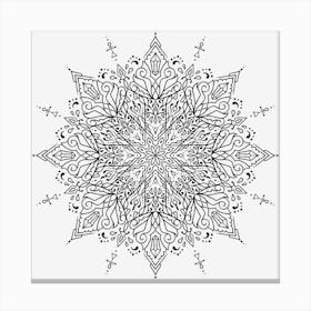 Henna Mandala 06 Canvas Print