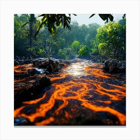 Lava Flow Canvas Print