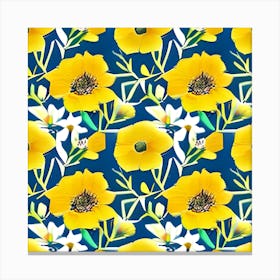 Yellow Poppies Canvas Print