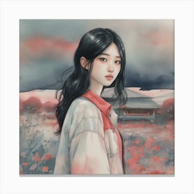 Asian Girl 12 Canvas Print