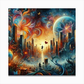 Dream City 1 Canvas Print