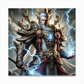 Lord Of Thunder Canvas Print