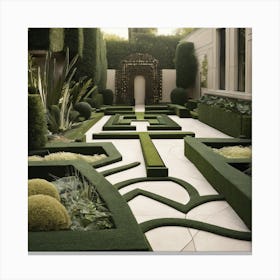 Formal Garden 2 Canvas Print