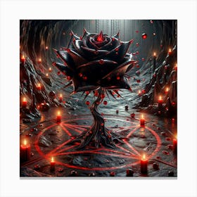 Dark Rose 1 Canvas Print