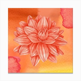 Lotus Flower Canvas Print