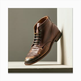 Brown Leather Boots 1 Canvas Print