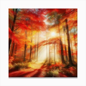 Autumn Forest Canvas Print