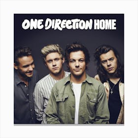 Home - Single (by One Direction) Canvas Print