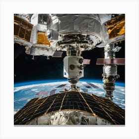 International Space Station Canvas Print