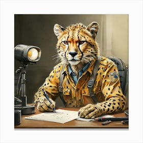 Cheetah 10 Canvas Print