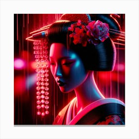 Japan Geisha Visual 78 Canvas Print