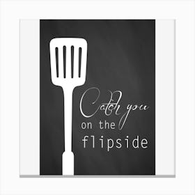 Catch You On The Flipside Canvas Print