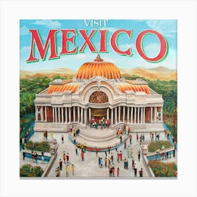 Visit Mexico Canvas Print