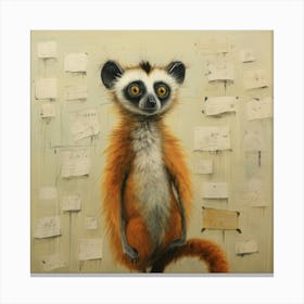 Lemur 4 Canvas Print