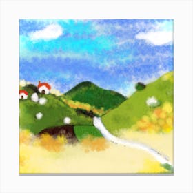 Spring landscape Canvas Print