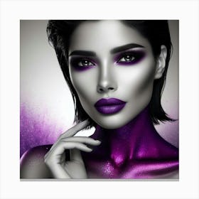 Purple Beauty Canvas Print