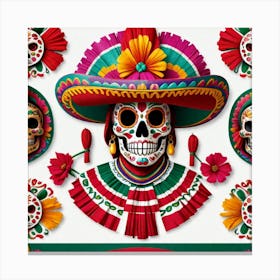 Day Of The Dead 39 Canvas Print