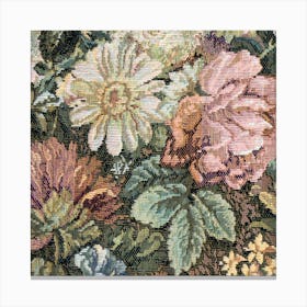 Floral Tapestry Canvas Print