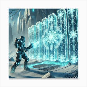 Ice Walls Canvas Print