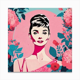 Audrey Hepburn 4 Canvas Print