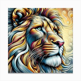 Wild Animal Illustration 235 Canvas Print