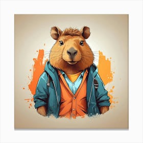 Capybara Canvas Print