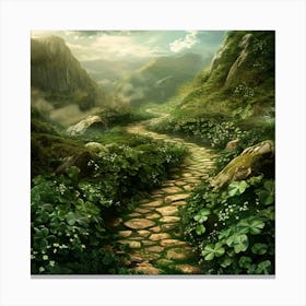 Winding Path of Luck Canvas Print