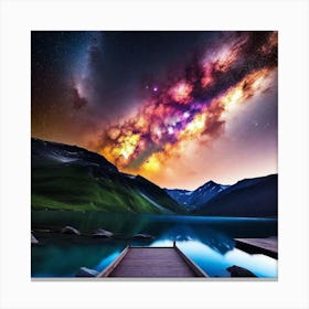 Milky In The Sky Canvas Print