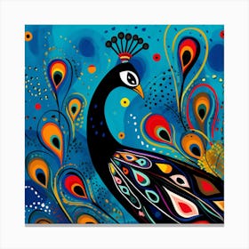 Peacock 20 Canvas Print