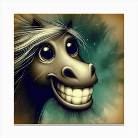 Funny Horse 5 Canvas Print